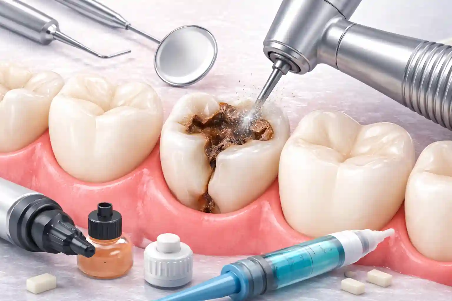 ترمیم دندان پوسیده