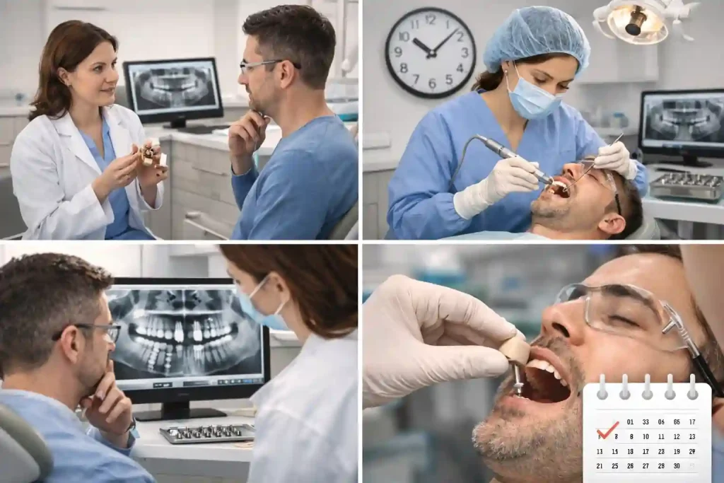 ایمپلنت دندان چند جلسه است