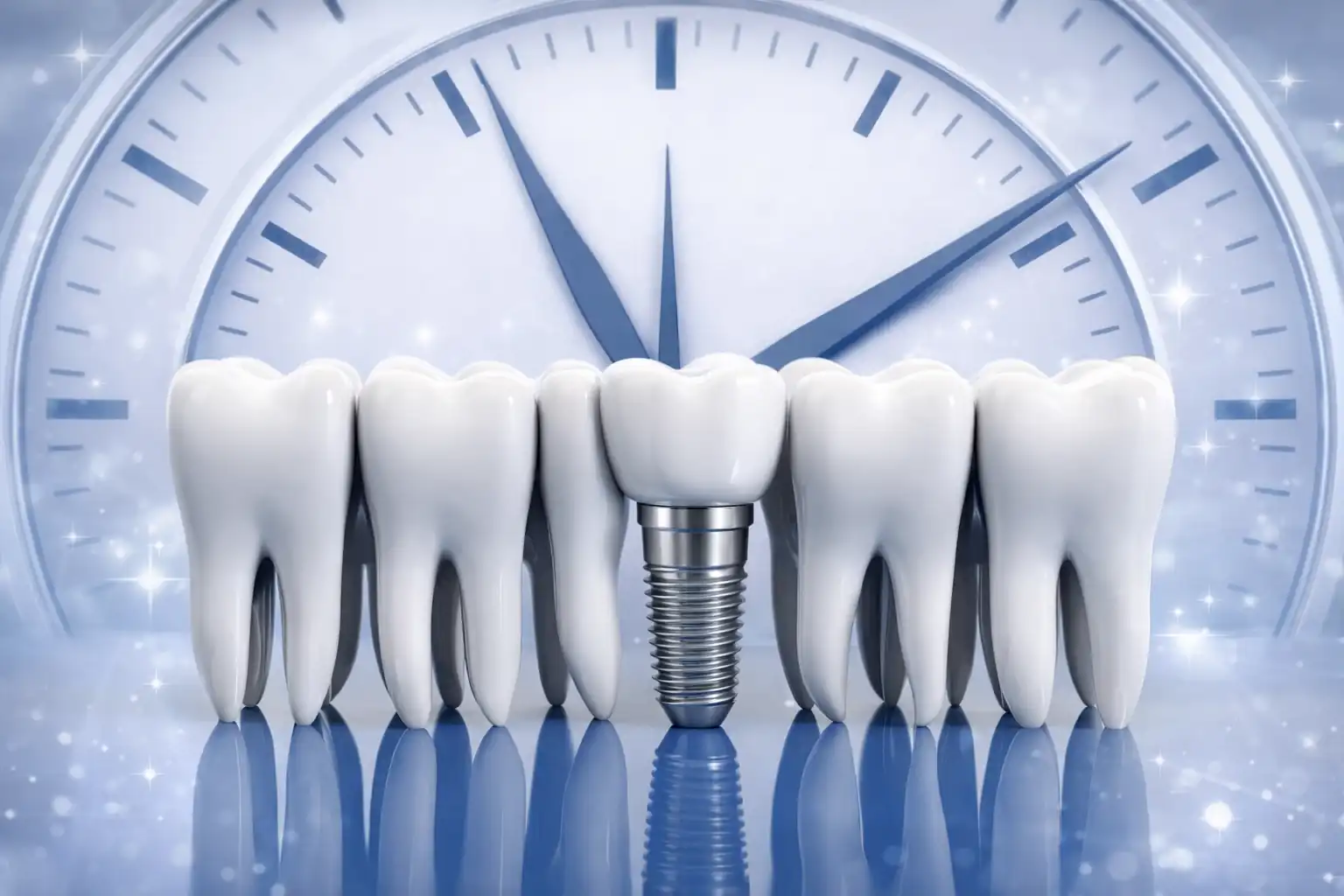 کوتاهترین زمان بازسازی دندان