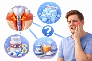 راهکار های خانگی برای کاهش درد ایمپلنت دندان