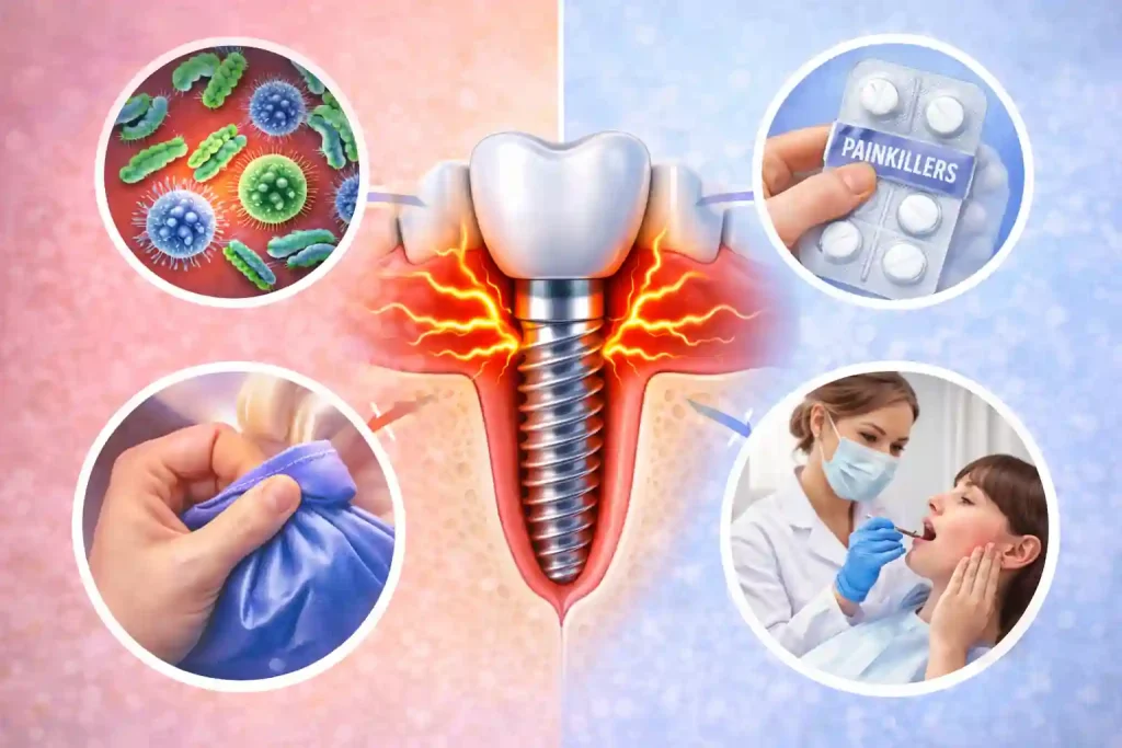 علت درد لثه بعد از ایمپلنت و بهترین روش تسکین