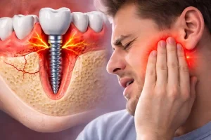 درد استخوان فک بعد از ایمپلنت دندان