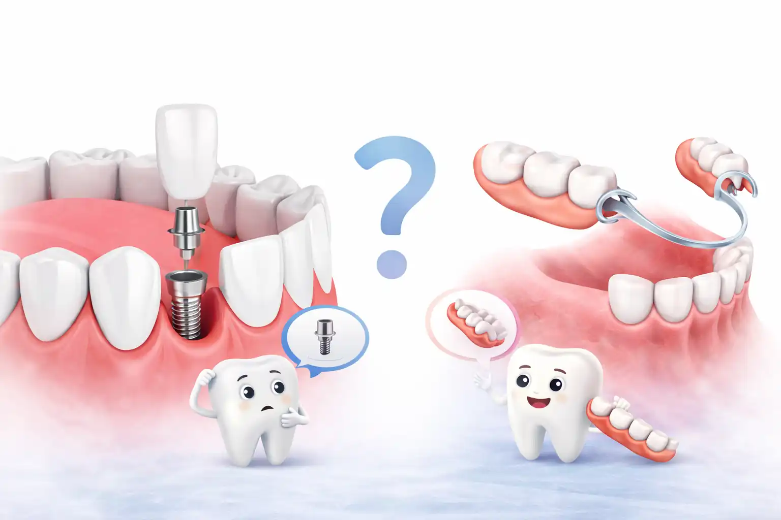 آیا دندان مصنوعی جایگزین مناسبی برای ایمپلنت است؟