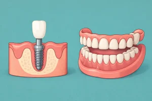 دندان مصنوعی جایگزین مناسبی برای ایمپلنت